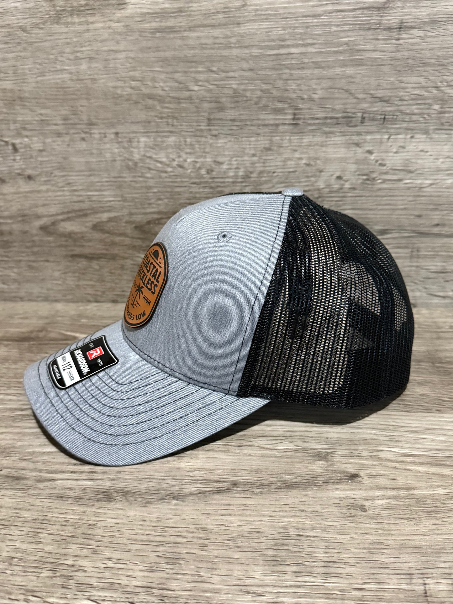 Leather Patch - Gray/Black