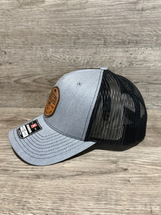 Leather Patch - Gray/Black