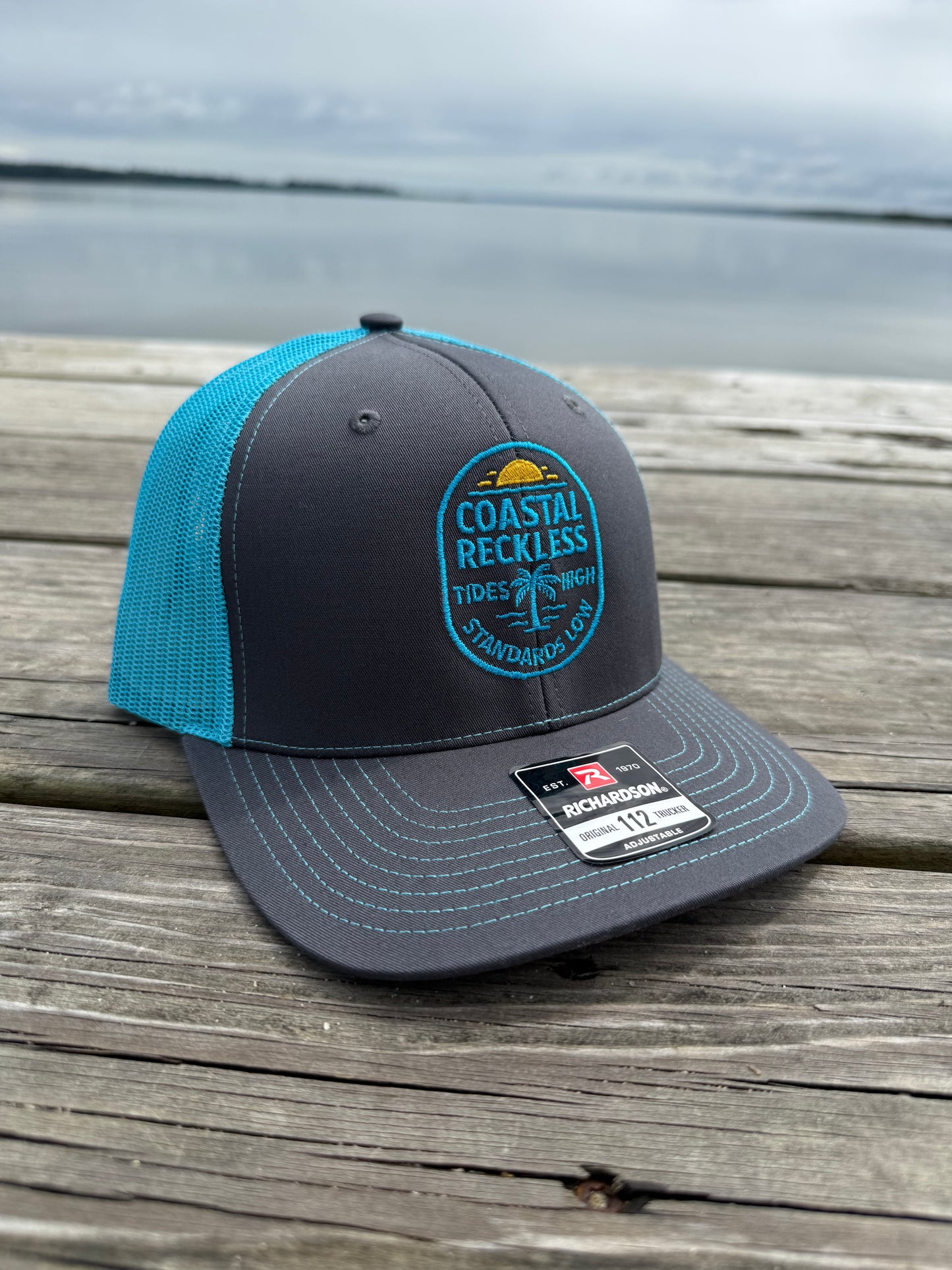 Logo Hat-Charcoal/Teal